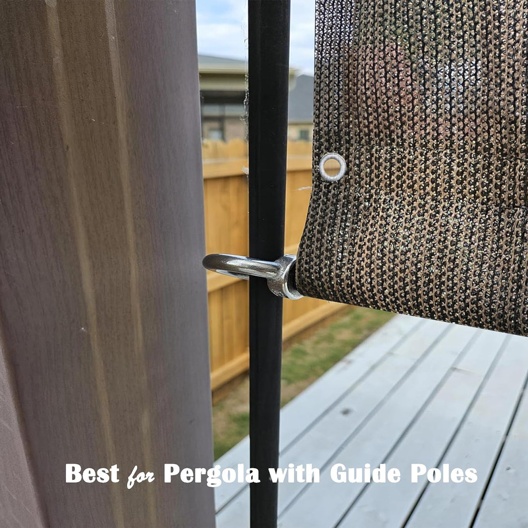Large Stainless Steel Eye Bolts for Pergola with Guide Poles(PK of 4)