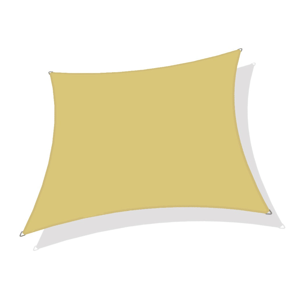 Custom Size (12ft x 12ft) Square Waterproof Woven Sun Shade Sail - Vibrant Colors