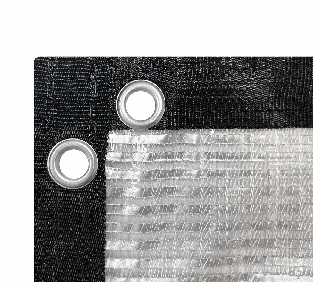 50% Reflective Aluminet Sunblock Shade Cloth with Grommets
