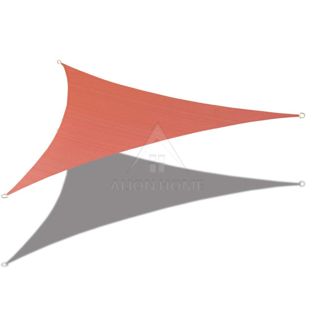 Custom Size (9ft x 9ft x 12.7ft) Right Triangle Waterproof Woven Sun Shade Sail Custom - Vibrant Colors