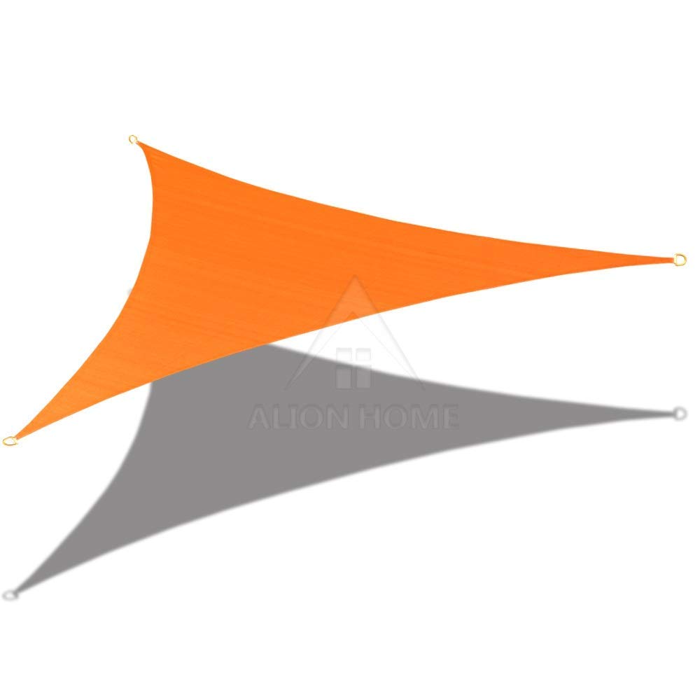 Custom Size (9ft x 9ft x 12.7ft) Right Triangle Waterproof Woven Sun Shade Sail Custom - Vibrant Colors