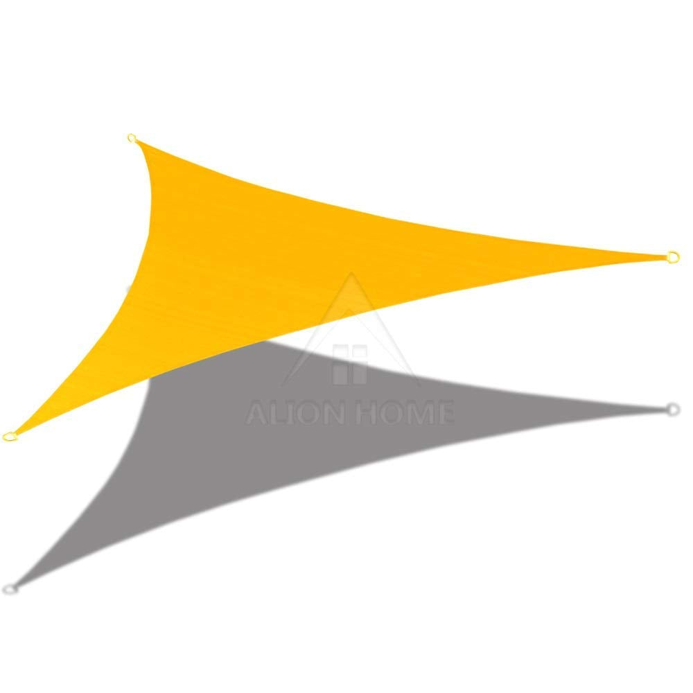Custom Size (9ft x 9ft x 12.7ft) Right Triangle Waterproof Woven Sun Shade Sail Custom - Vibrant Colors