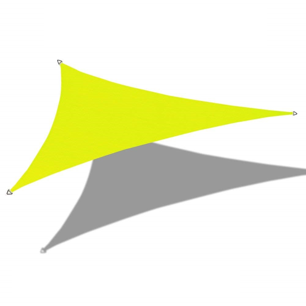 Custom Size (9ft x 9ft x 12.7ft) Right Triangle Waterproof Woven Sun Shade Sail Custom - Vibrant Colors