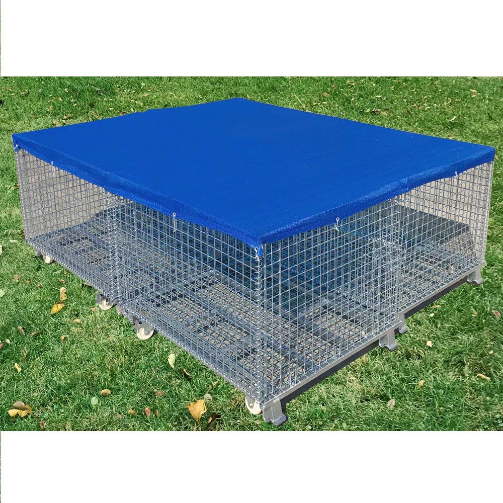 Custom Elegant Privacy Screen Windscreen Mesh - Blue