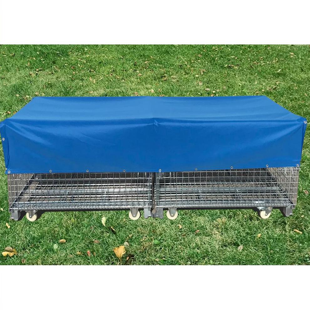 Waterproof Dog Run & Pet Kennel Cover - Royal Blue