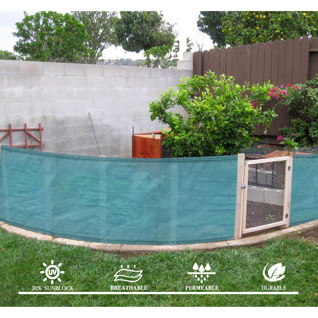 Alion Home 35% Sunblock DIY Shade Cloth - Garden Netting - Green