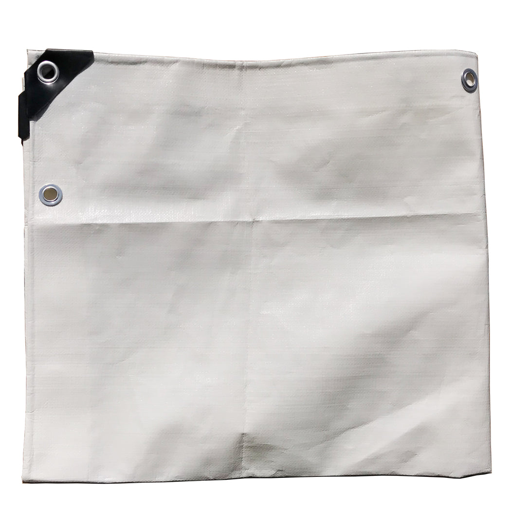 Alion Home Heavy Duty 12 Mil Poly Tarps - White