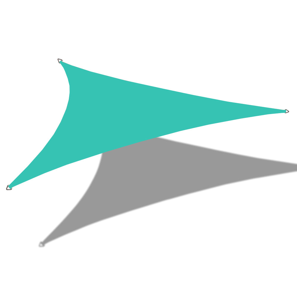 Custom Size (9ft x 9ft x 12.7ft) Right Triangle Waterproof Woven Sun Shade Sail Custom - Vibrant Colors