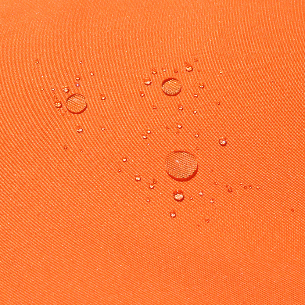Alion Home 80'' Wide PU Waterproof Polyester Fabric - Sold by Yard - (Tangerine Orange)
