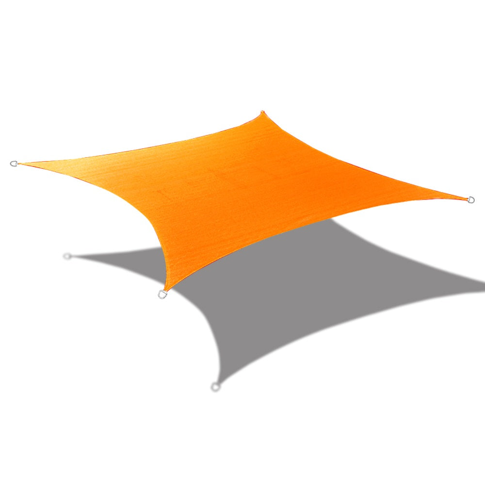 Custom Size (14ft x 16ft) Rectangle Waterproof Woven Sun Shade Sail - Vibrant Colors