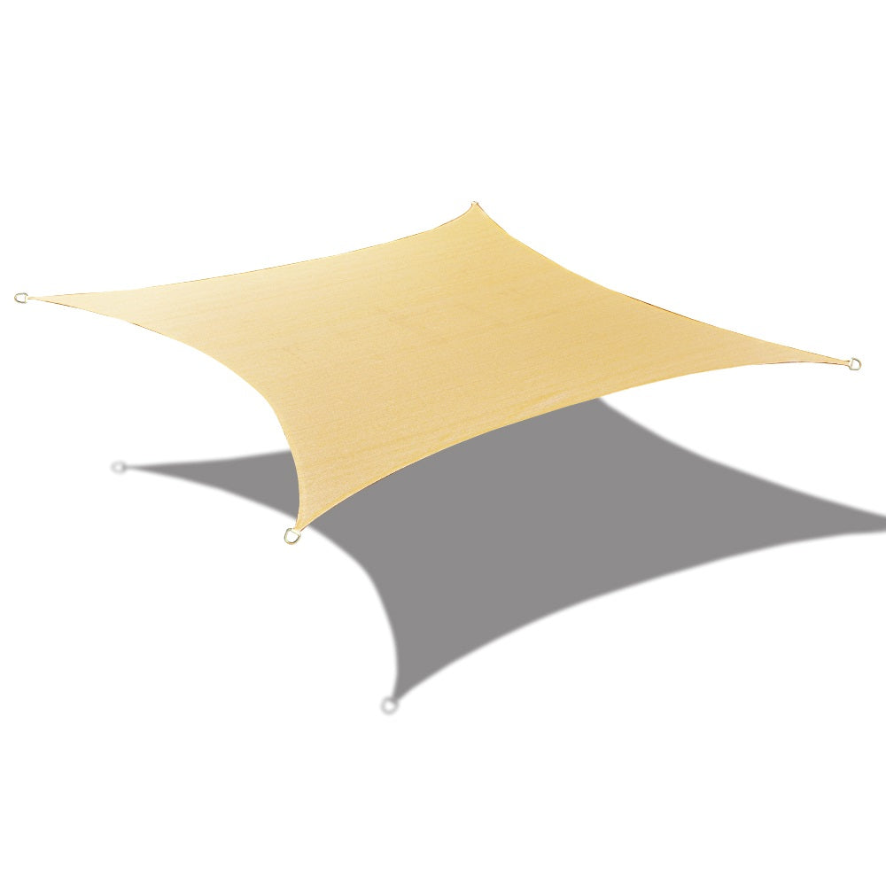 Custom Size (14ft x 16ft) Rectangle Waterproof Woven Sun Shade Sail - Vibrant Colors