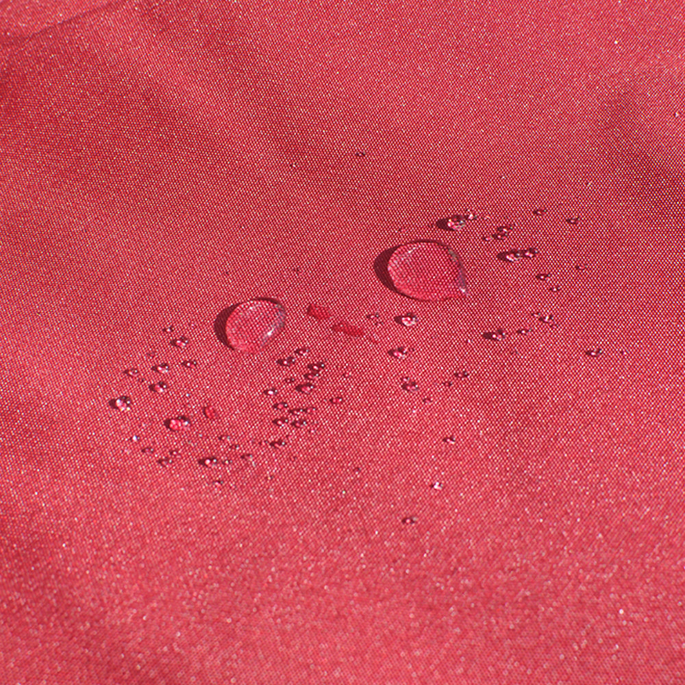 Custom Size Straight Edge Waterproof Woven Sun Shade Sail - Burgundy Red