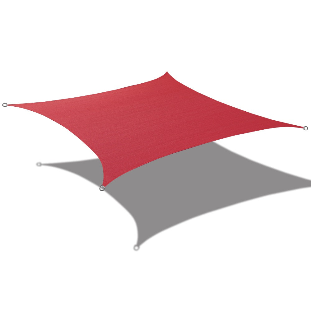 Custom Size (14ft x 16ft) Rectangle Waterproof Woven Sun Shade Sail - Vibrant Colors