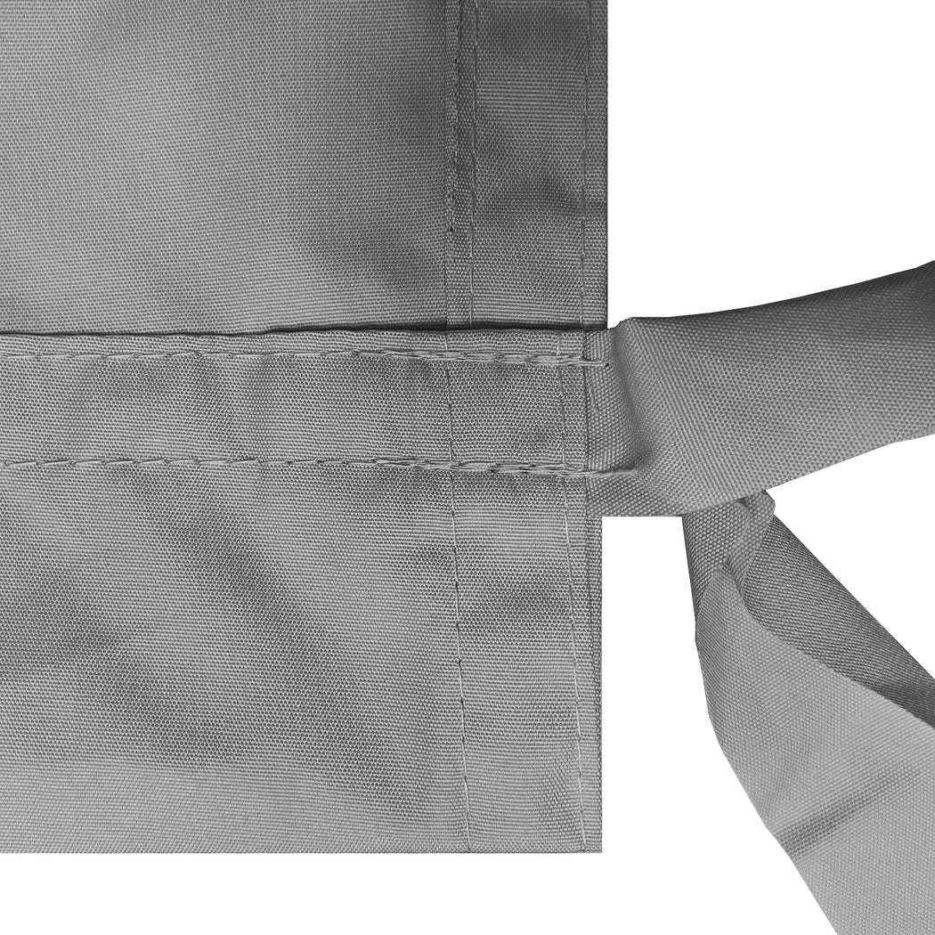 Custom Sizes Rod Pocket Waterproof Universal Replacement Shade Canopy Top Cover for Pergola - Grey (Pergola Not Included) *Rod Pockets on the Width (Length x Width)*