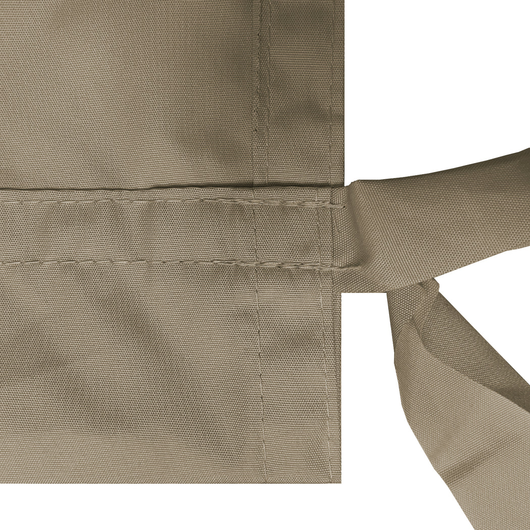 Custom Sizes Rod Pocket Waterproof Universal Replacement Shade Canopy Top Cover for Pergola - Muddy Water (Pergola Not Included) *Rod Pockets on the Width (Length x Width)*