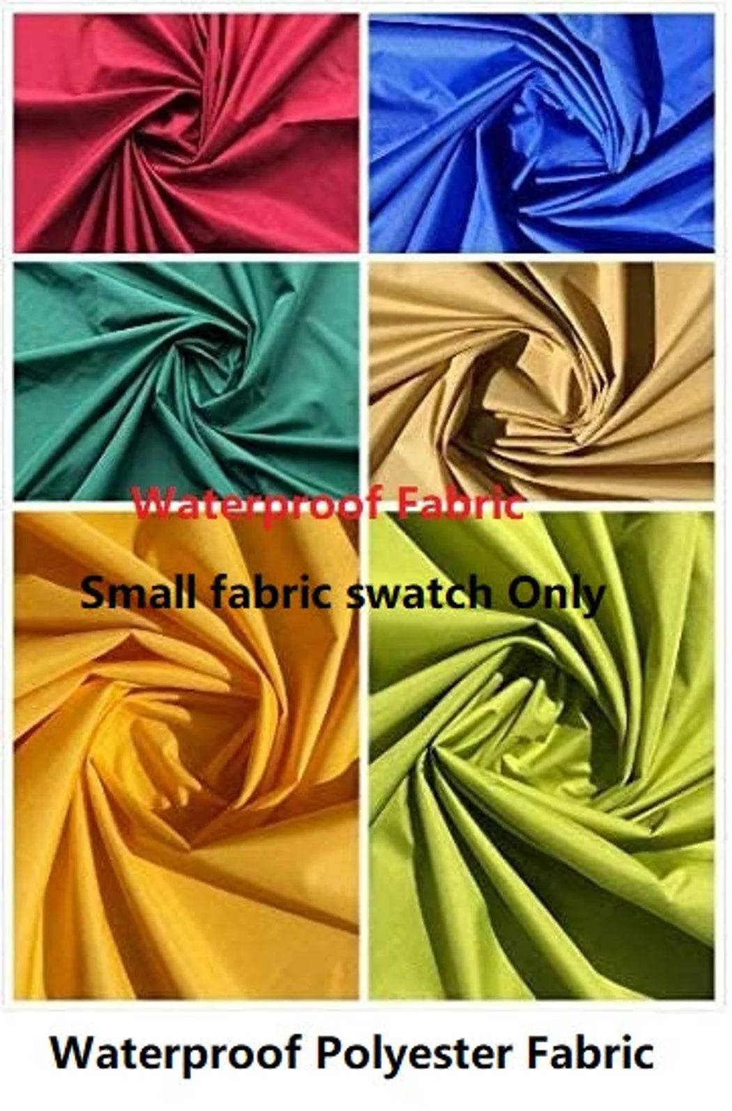 Shade Fabric Samples Swatches HDPE or Waterproof polyester to USA