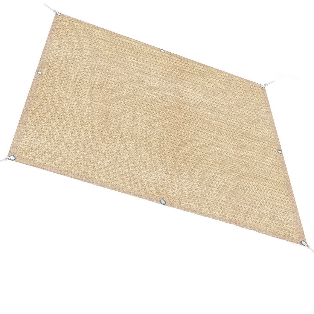 Custom Size 60% Sun Block Garden Netting Mesh - Beige