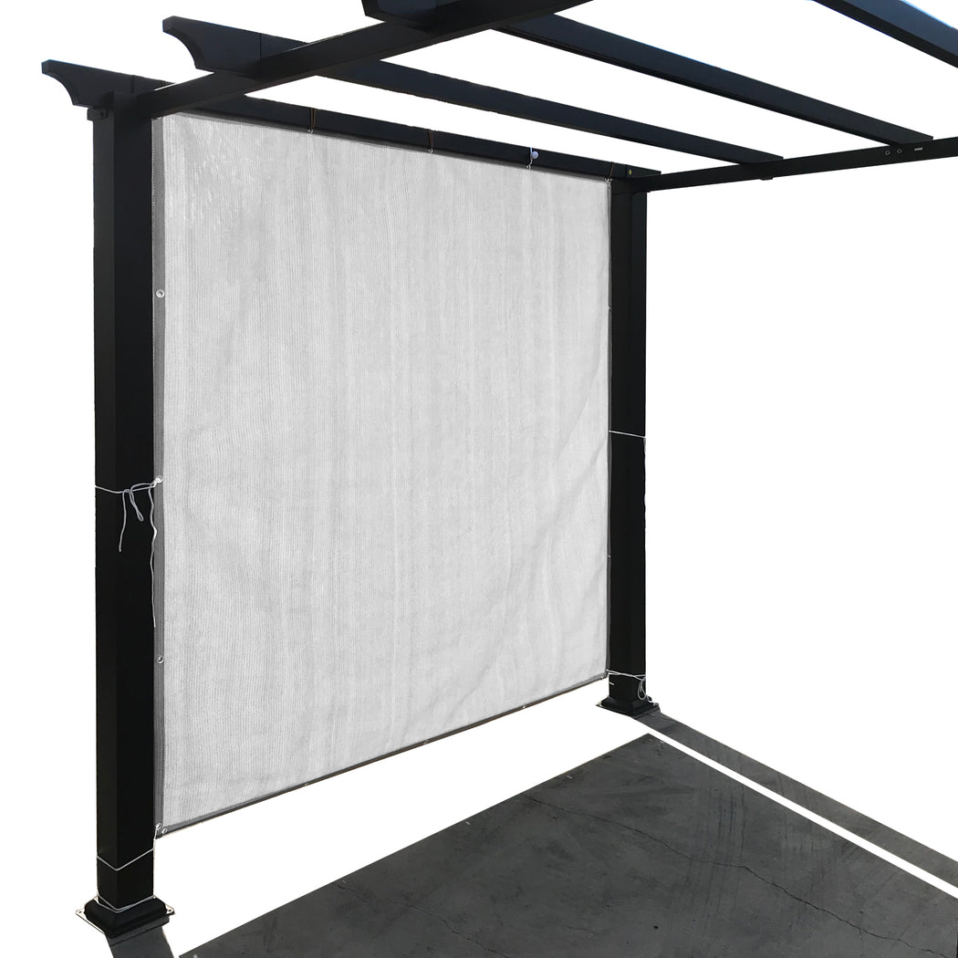 Sun Shade Panel 4 Sides Grommet - White