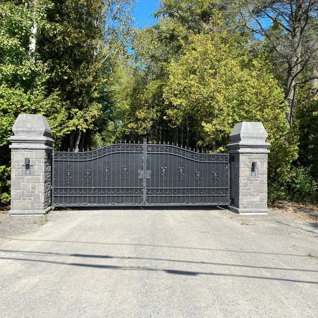 Custom Gate Privacy Screen Panel-Shade & Privacy Barrier for Gate, Fence, Railing, Driveway-Mocha, Beige, Walnut, Smoke, Black, Grey