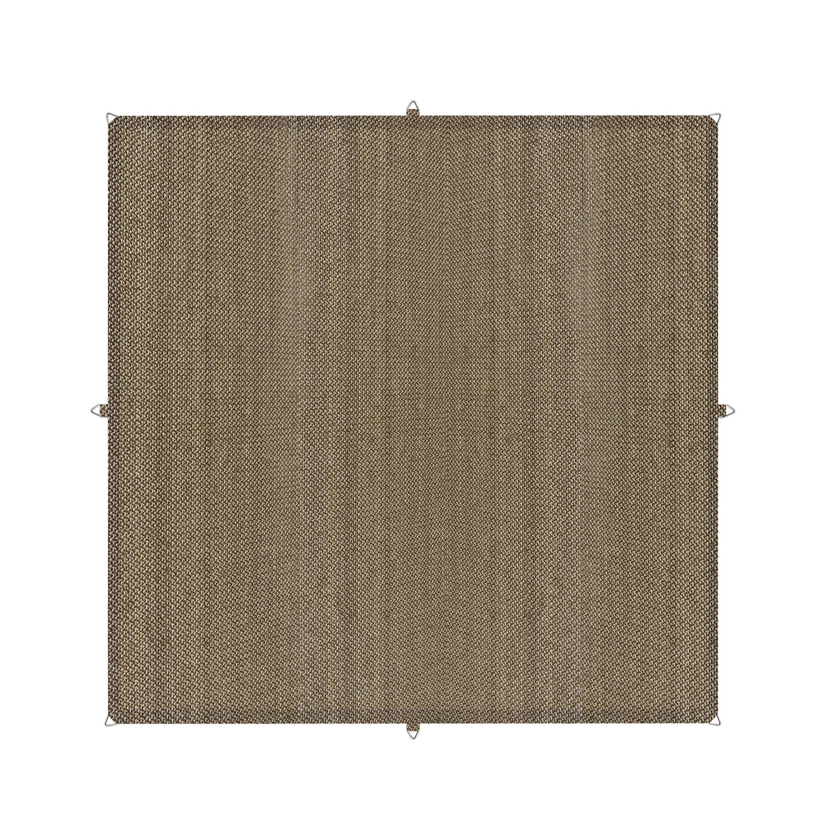 Heavy Duty HDPE Permeable Shade Canopy Cover Straight Edge w/ Stainless Steel Rings Only