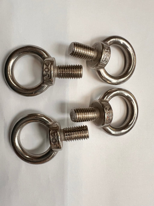 Large Stainless Steel Eye Bolts for Pergola with Guide Poles(PK of 4)