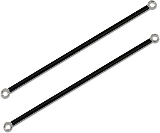 Weighted Metal Pergola Rods with Stainless Steel Eye Bolts for Guide Poles – Set of 2