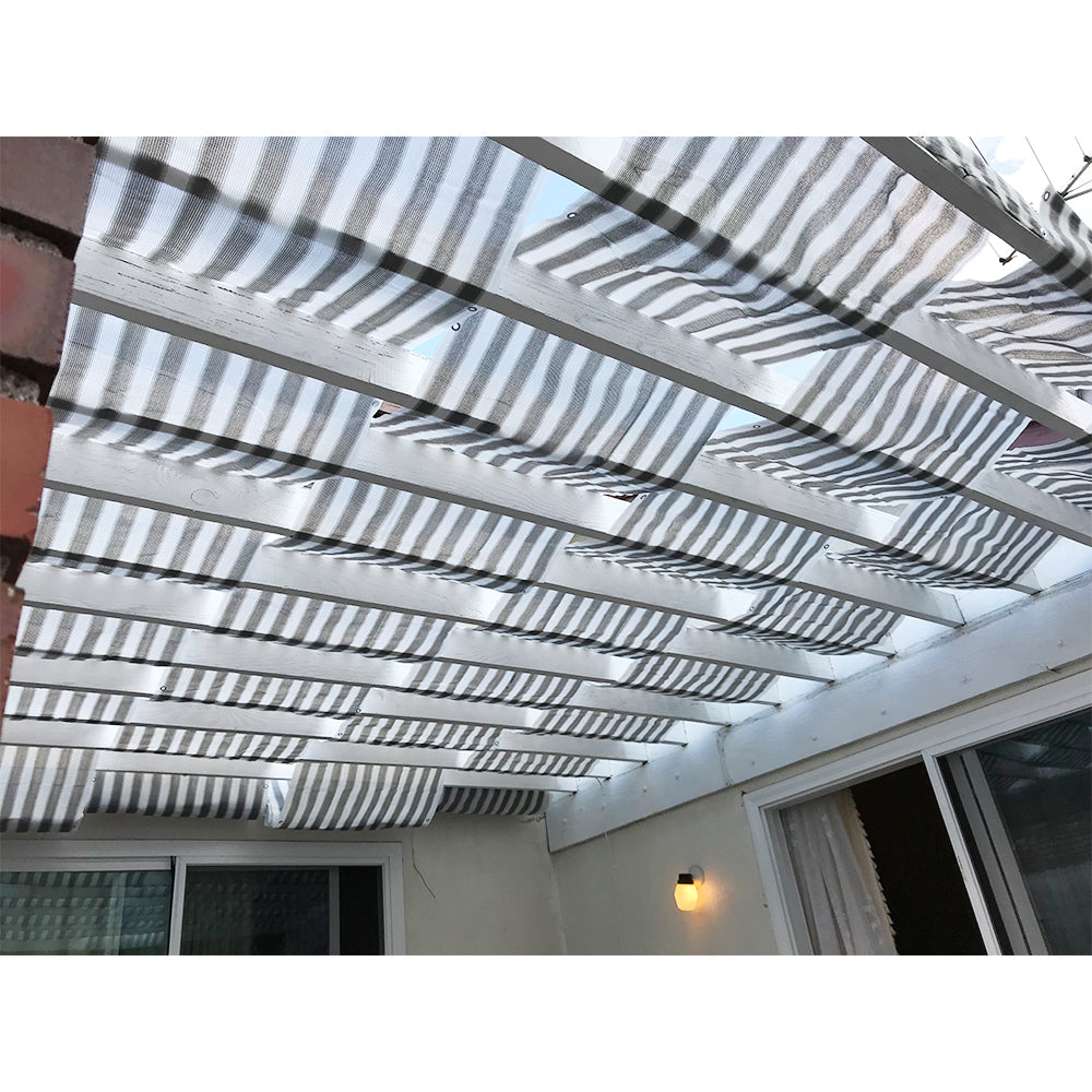 Alion Home Custom Wave Shade Cover for Pergola - Outdoor Sun Shade for Patio & Garden Shade Available in Multiple Colors