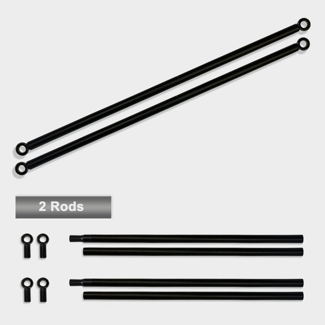 Heavy Duty Weighted Metal Rods with Eye Loops