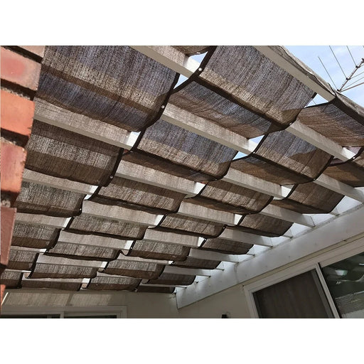 Alion Home Custom Wave Shade Cover for Pergola - Outdoor Sun Shade for Patio & Garden Shade Available in Multiple Colors