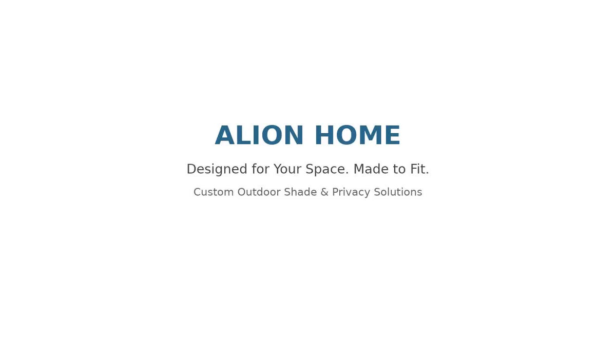 Load video: Alion Home custom shade and privacy product manufacturing process