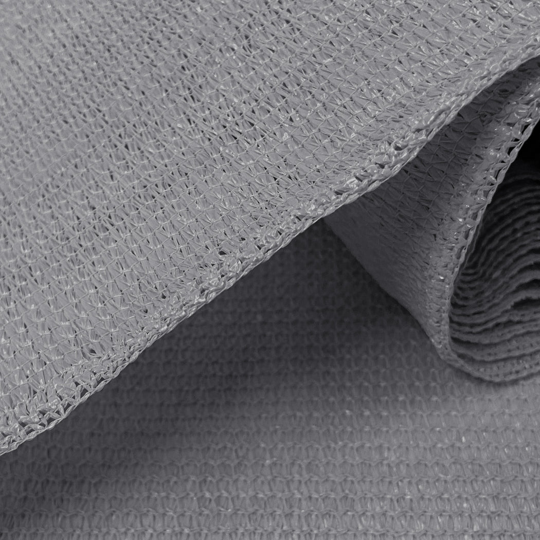Custom Size UV Sun Block Shade Cloth - Grey (RAW MATERIAL)