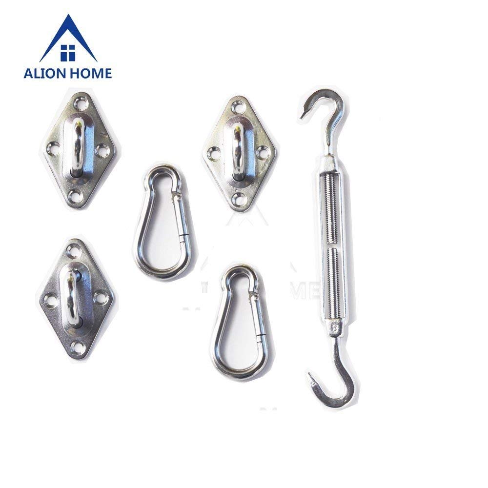Triangular Shade Sail Stainless Steel Installation Hardware Kit - 8"