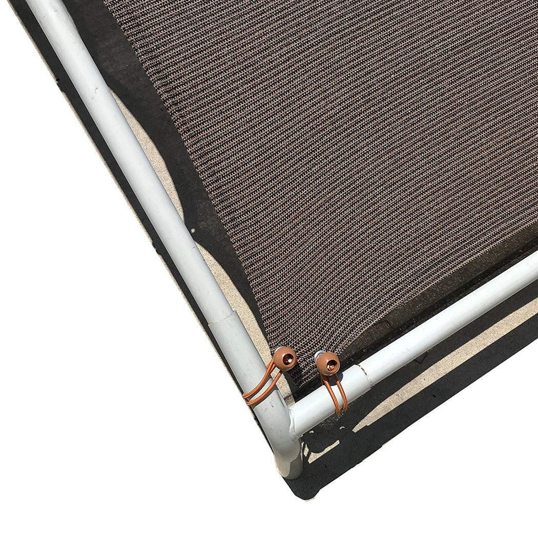 Carport Replacement Permeable Sun Shade Cover (Frame Not Included) - Mocha Brown *LISTED SIZES ARE NOT CARPORT SIZE*
