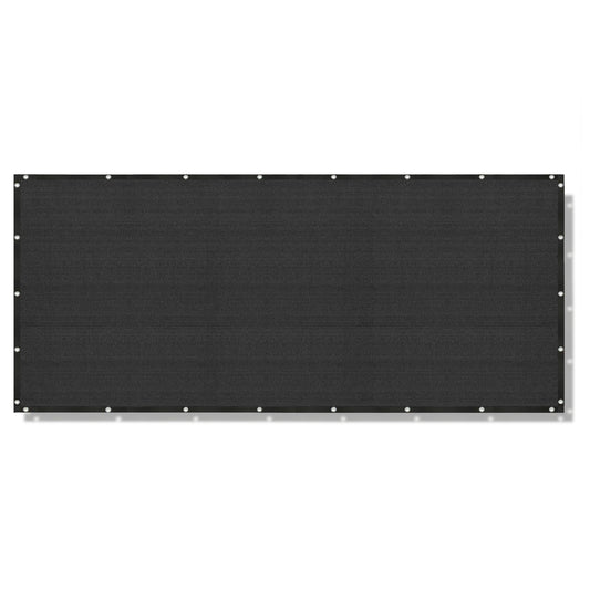 Black 3 ft tall HDPE privacy screen product view