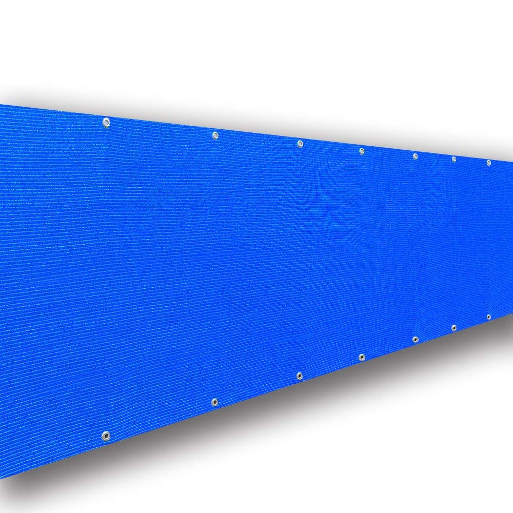 HDPE Privacy Screen Windscreen – Custom Size, Blue