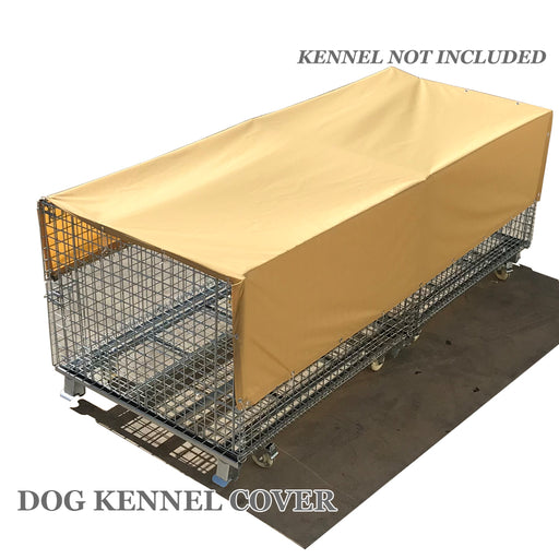 Waterproof Dog Run & Pet Kennel Cover - Desert Sand