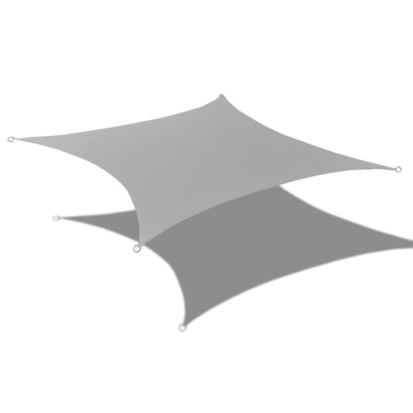 Custom Sizes HDPE Curved Edge Sun Shade Sail - Grey