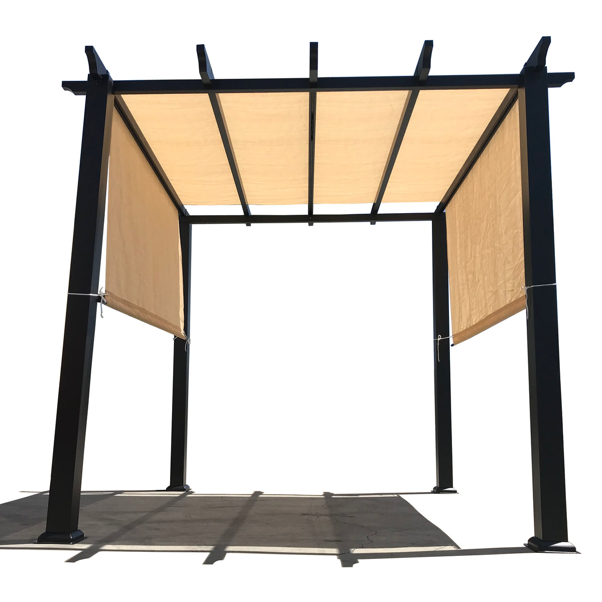 HDPE Pergola Replacement Canopy with Rod Pockets – Banha Beige