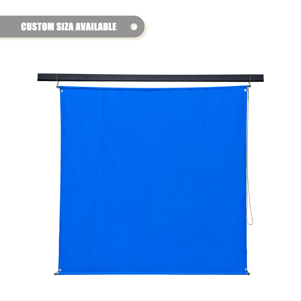 Alion Home Waterproof Outdoor No Drill Half Folding Pergola Shade - Royal Blue