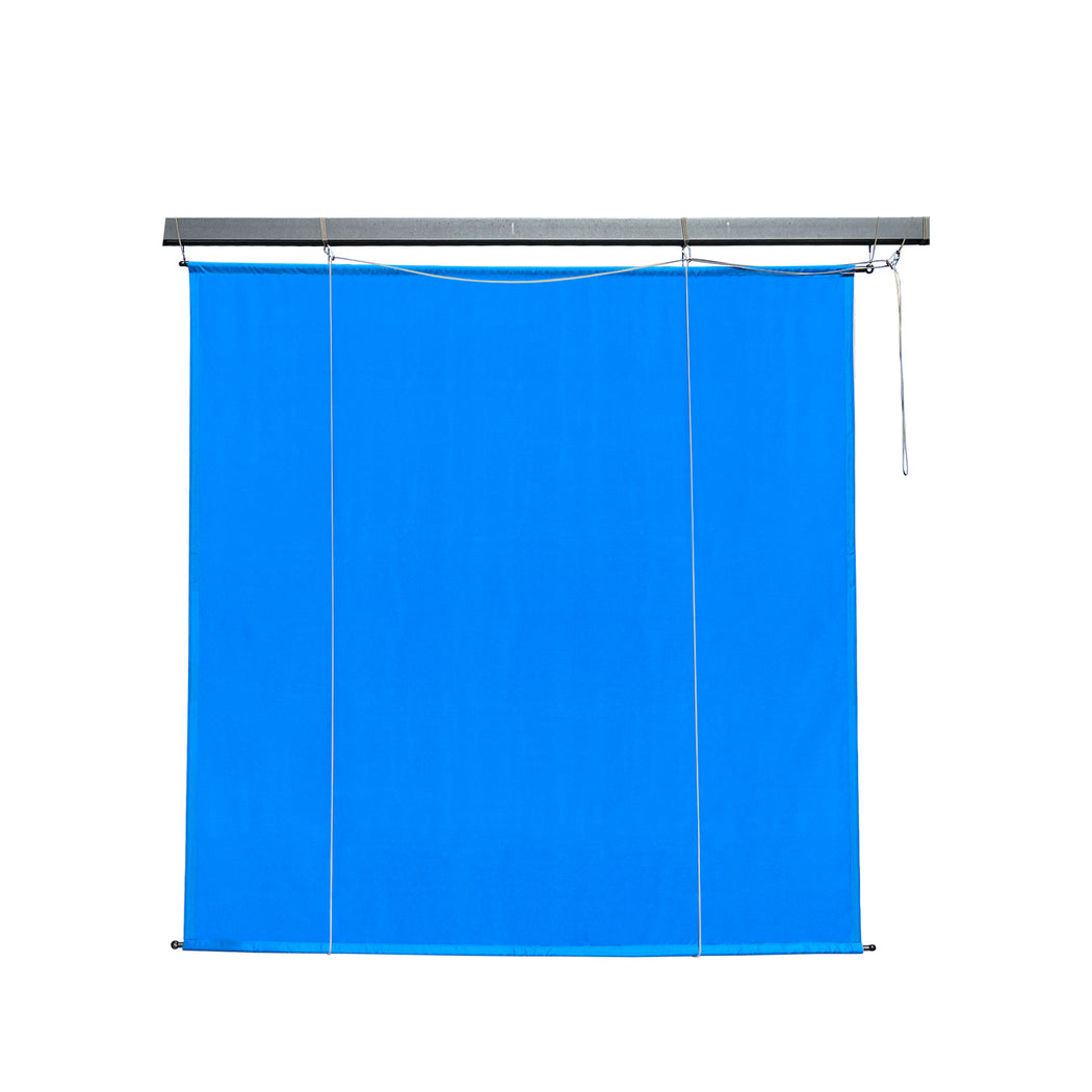Alion Home Waterproof Outdoor No Drill Roll Up Pergola Shade - Royal Blue