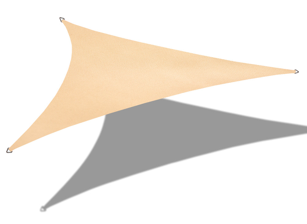 Custom Size (10ft x 10ft x 14ft) Heavy Duty Right Triangle Waterproof Sun Shade Sail Seamless