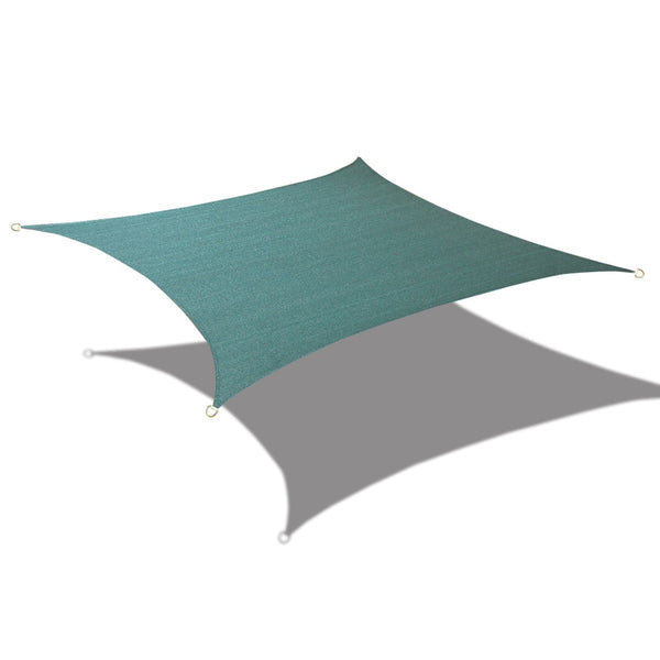 Custom Size (10ft x 13ft) Rectangular Waterproof Woven Sun Shade Sail - Vibrant Colors