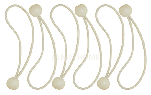 Canopy Ball Bungee Cords, 6 inch, 6EA - Beige
