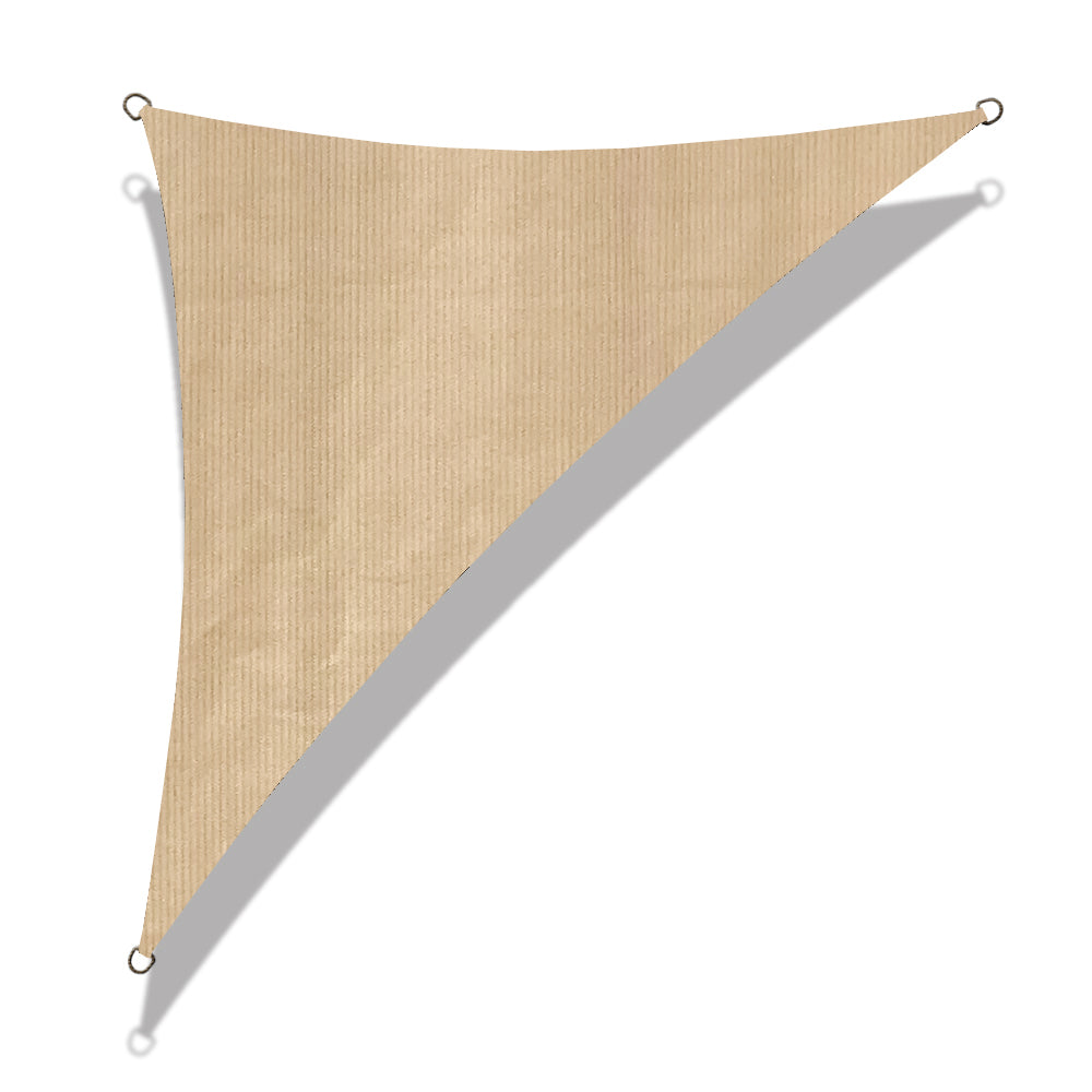 (14ft x 14ft x 19.8ft) Right Triangle Sun Shade Sail - Banha Beige