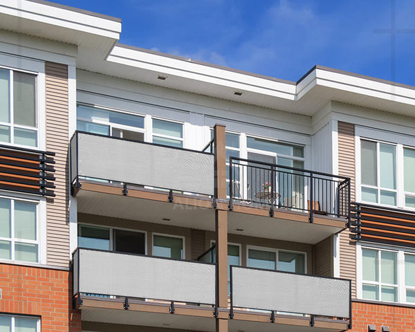 Custom Size (2ft Tall) Custom Length Privacy Screen - Smoke