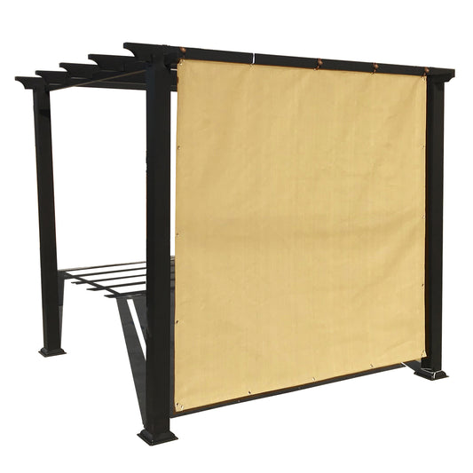 HDPE Sun Shade Panel with Grommets on 4 Sides – Sand