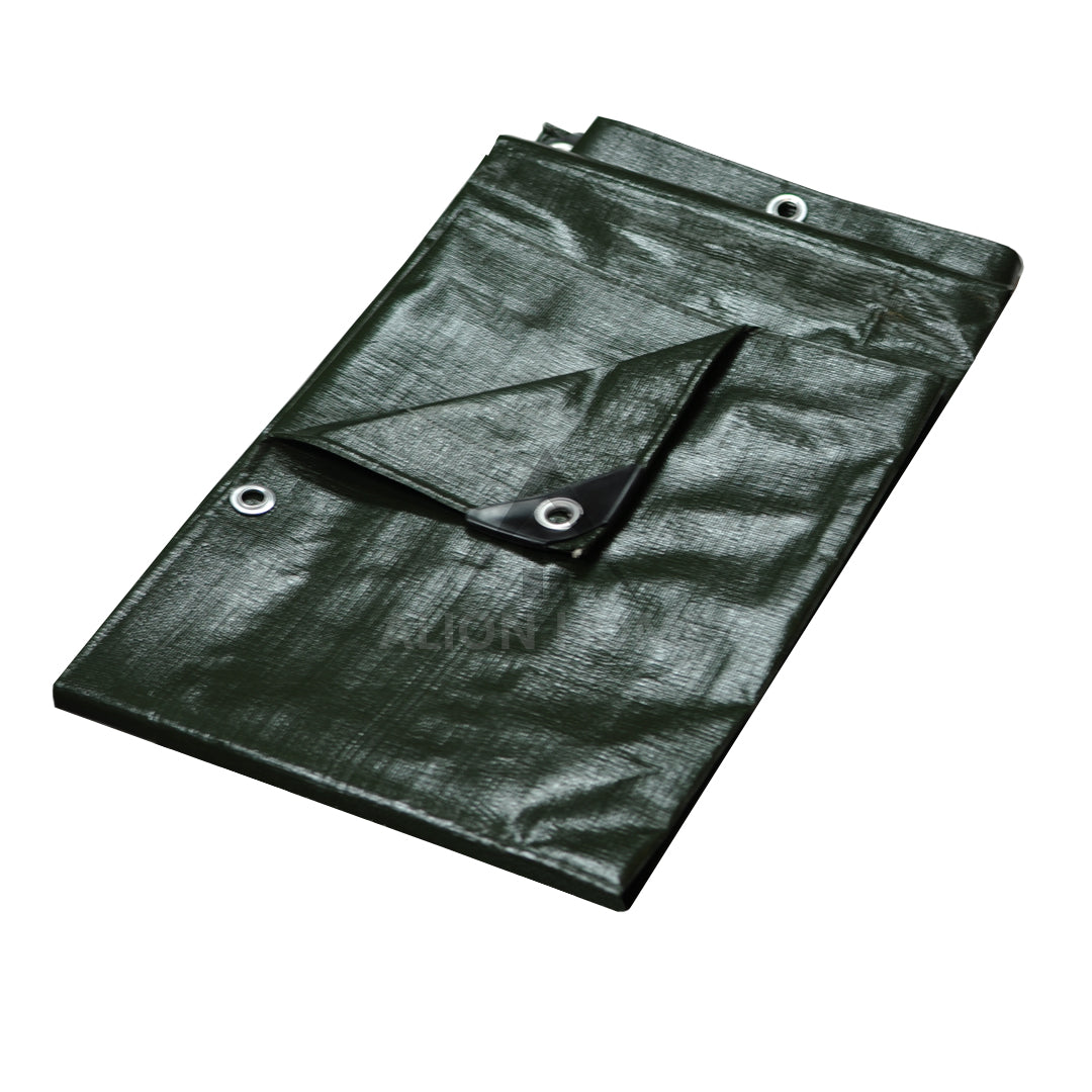 Heavy Duty 12 Mil Poly Tarps - Dark Green