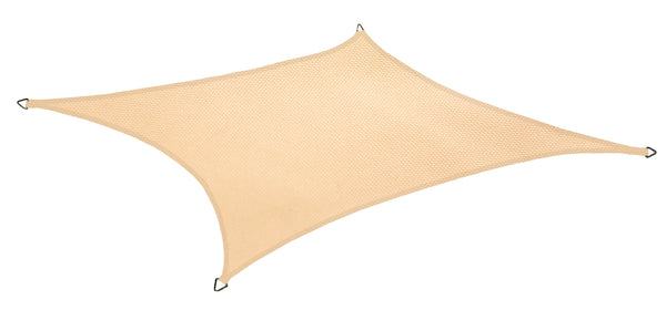 Custom Size (6ft x 10ft) Rectangle Waterproof Woven Sun Shade Sail - Vibrant Colors