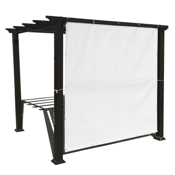 Sun Shade Panel 4 Sides Grommet - White