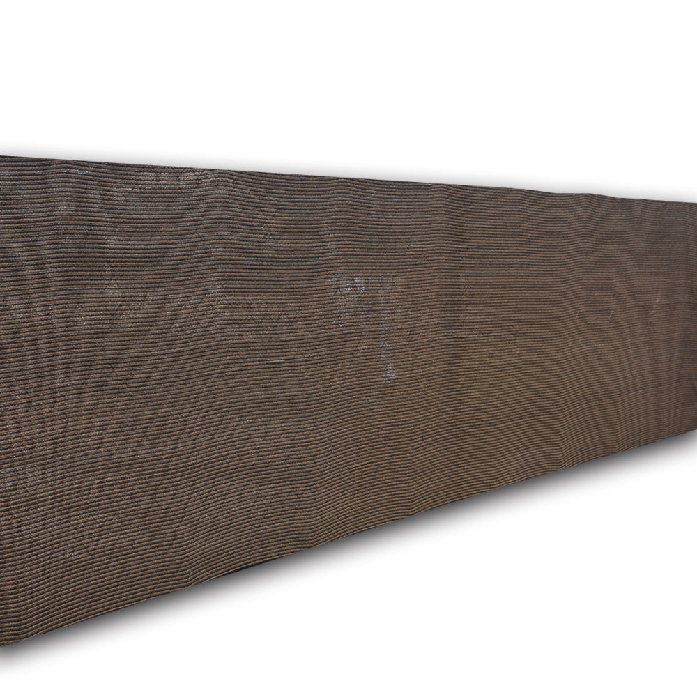 Custom Sizes Privacy Screen Hems Only (No Grommets) - Mocha Brown
